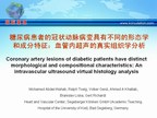 [EuroPCR2009]糖尿病患者的冠状动脉病变具有不同的形态学和成分特征：血管内超声的真实组织学分析